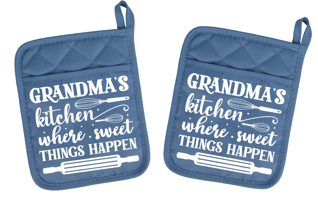 Grandmas kitchen where sweet thing happen Pocket Pot Holders Oven Mitt Hot Pad SVG0101