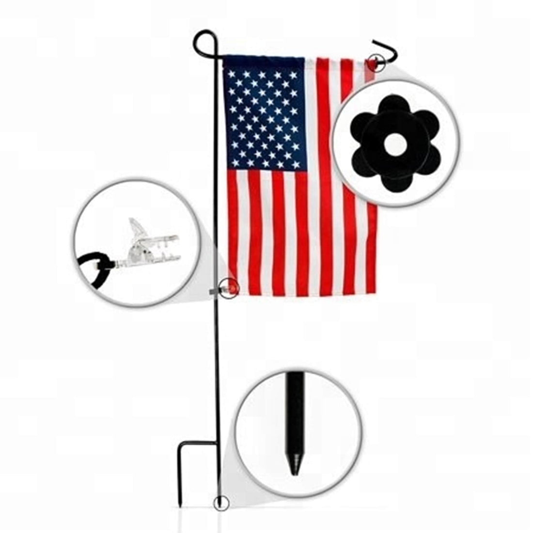 U.S. Army Camo Soldier Military American Patriot Sublimated Double Sided Deluxe Garden Flag 3ply 600 Denier 110 Knitted Polyester SGF093