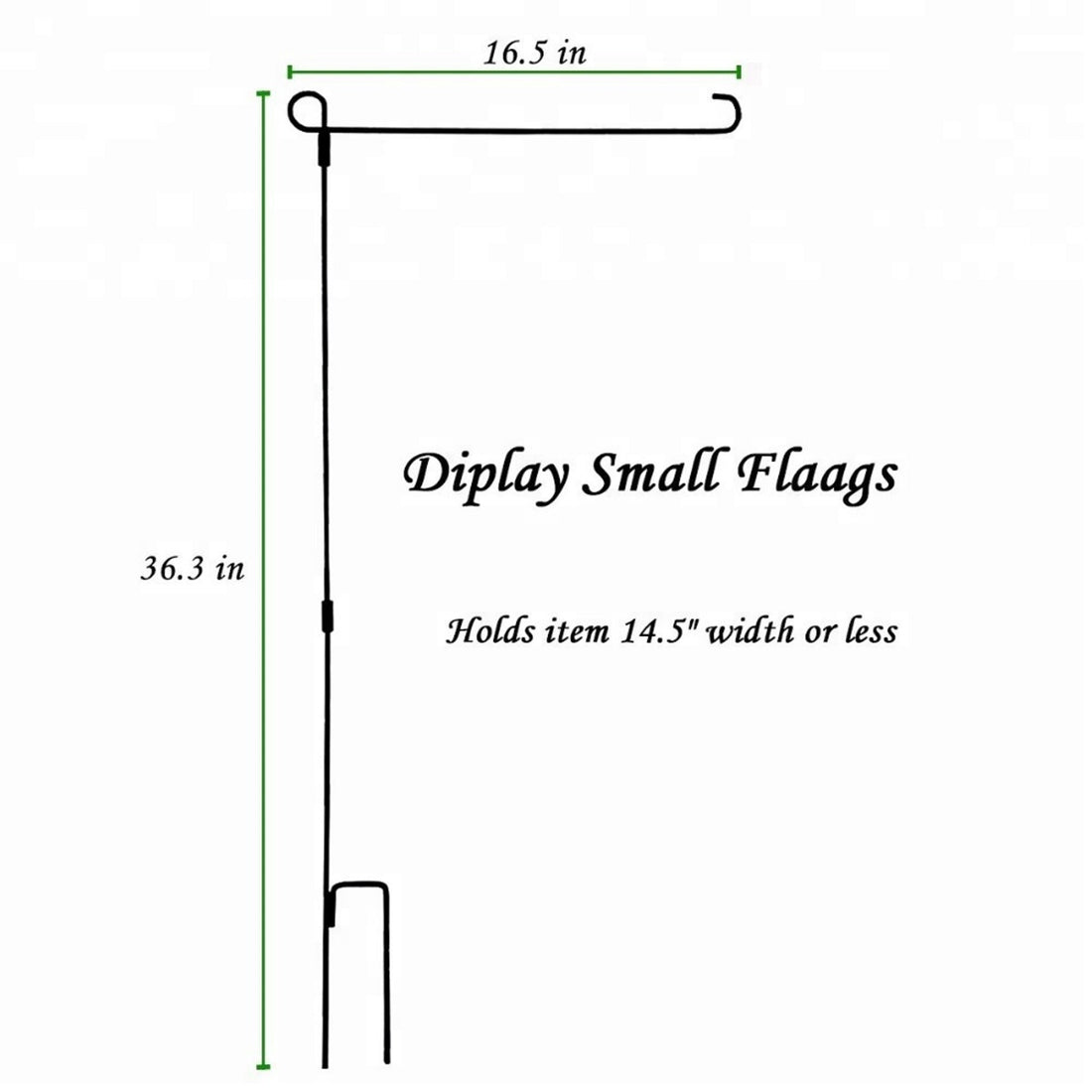 There is Nothing Here Worth Dying for Sublimated Double Sided Deluxe Garden Flag 12" x 18" 3ply 600 Denier 110 Knitted Polyester sgf114