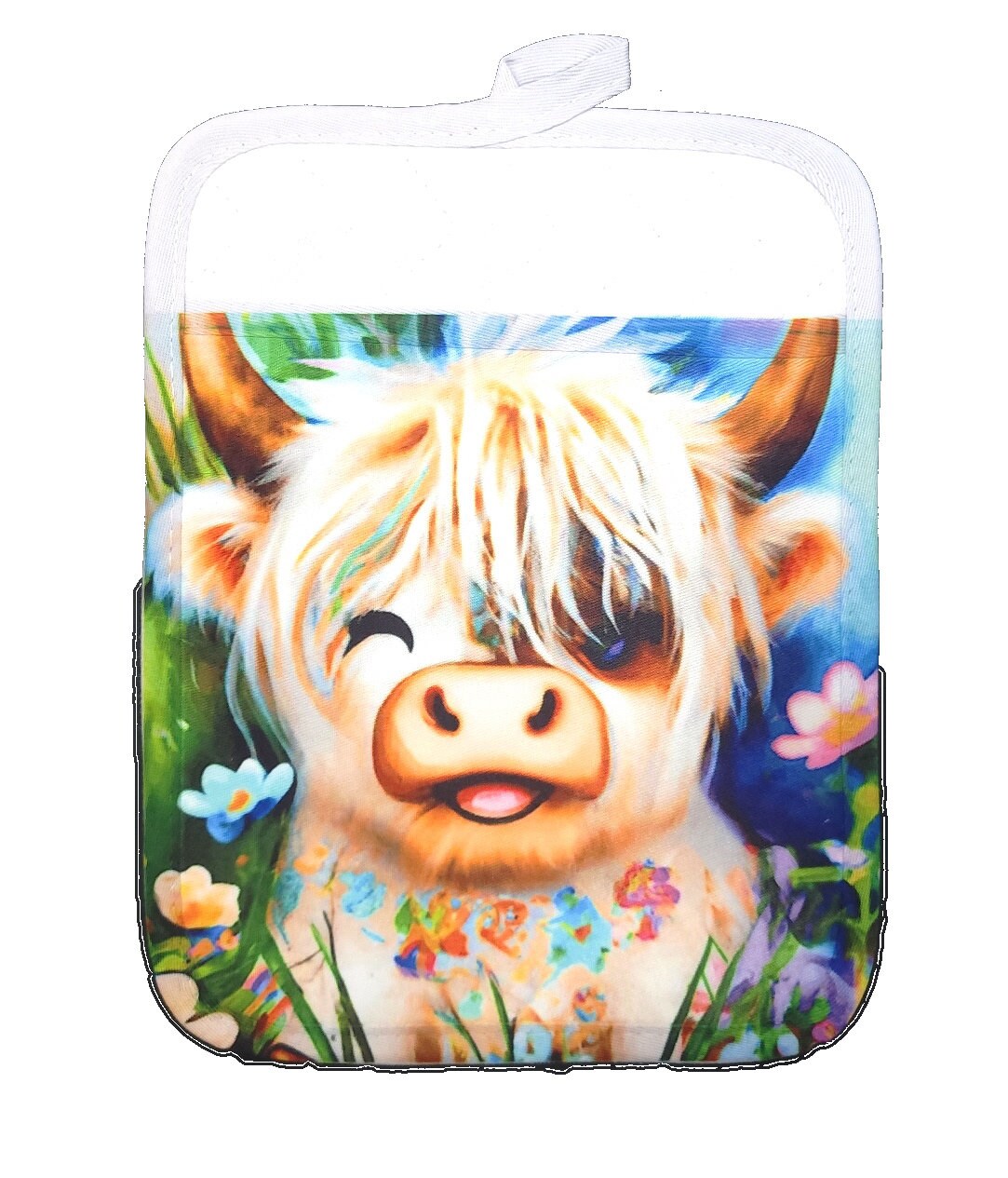 Set of 12 Sublimation Blanks 9"x7" White Pot Holders with Sublimation Pocket DIY Oven Mitt Trivet