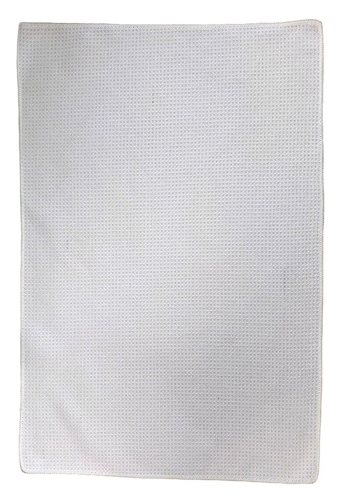 4 Piece Sublimation Embroidery Blanks 100% Polyester Waffle Weave 16"x24" White Towels Kitchen Bathroom Sports Gym